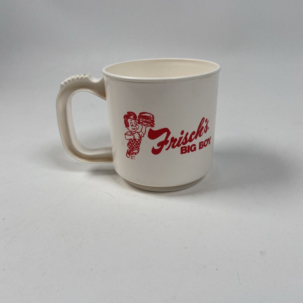 Vintage Big Boy Restaurant Cincinnati Reds Plastic Cup With Handle Character